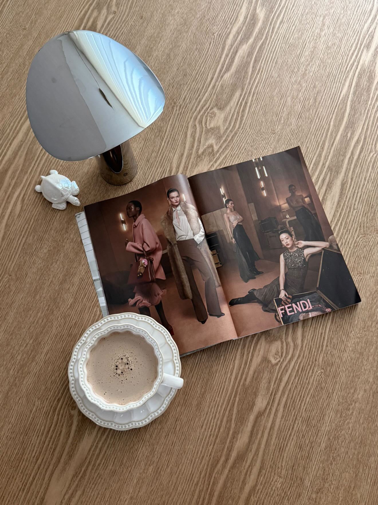 Petal & Perle Coffee Cup & Saucer Set