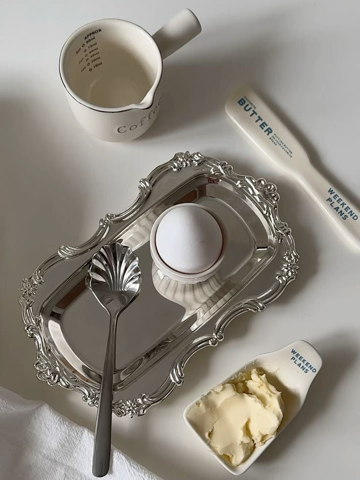Silver Shell Spoon Set – 4 Pieces