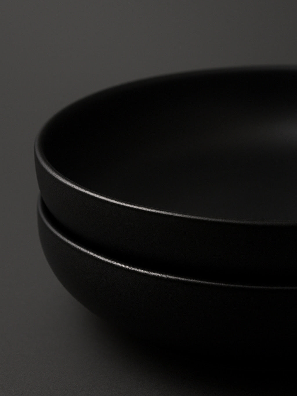 Noir Stone 4-Piece Flat Plate Set