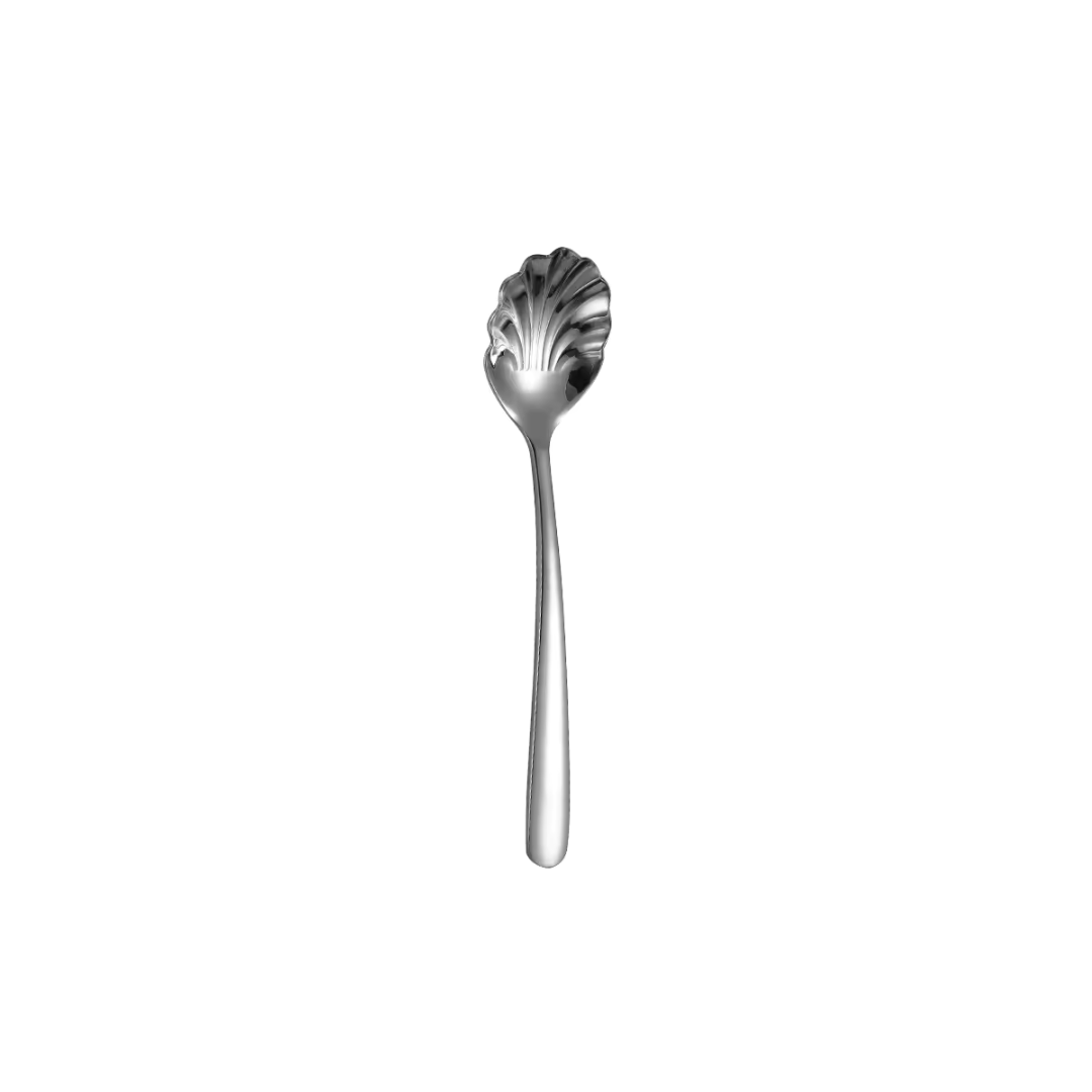 Silver Shell Spoon Set – 4 Pieces