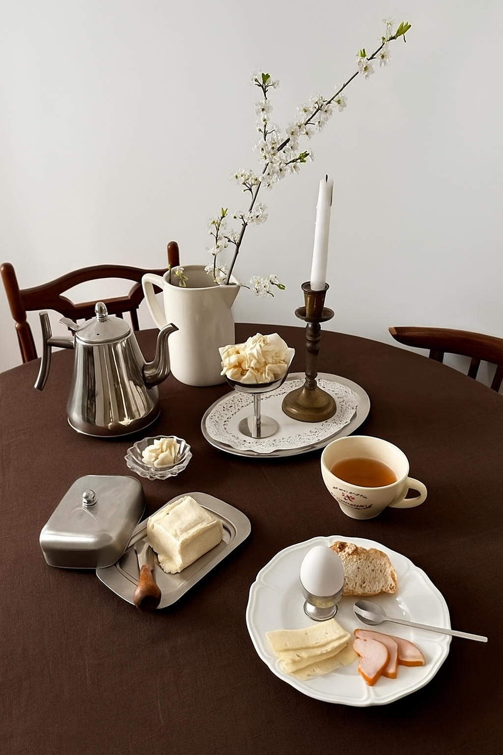 La Fleur 4-Piece Flat Plate Set